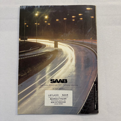 1983 Saab 99 Car Sales Brochure Catalog Advertising Vintage GERMAN Language
