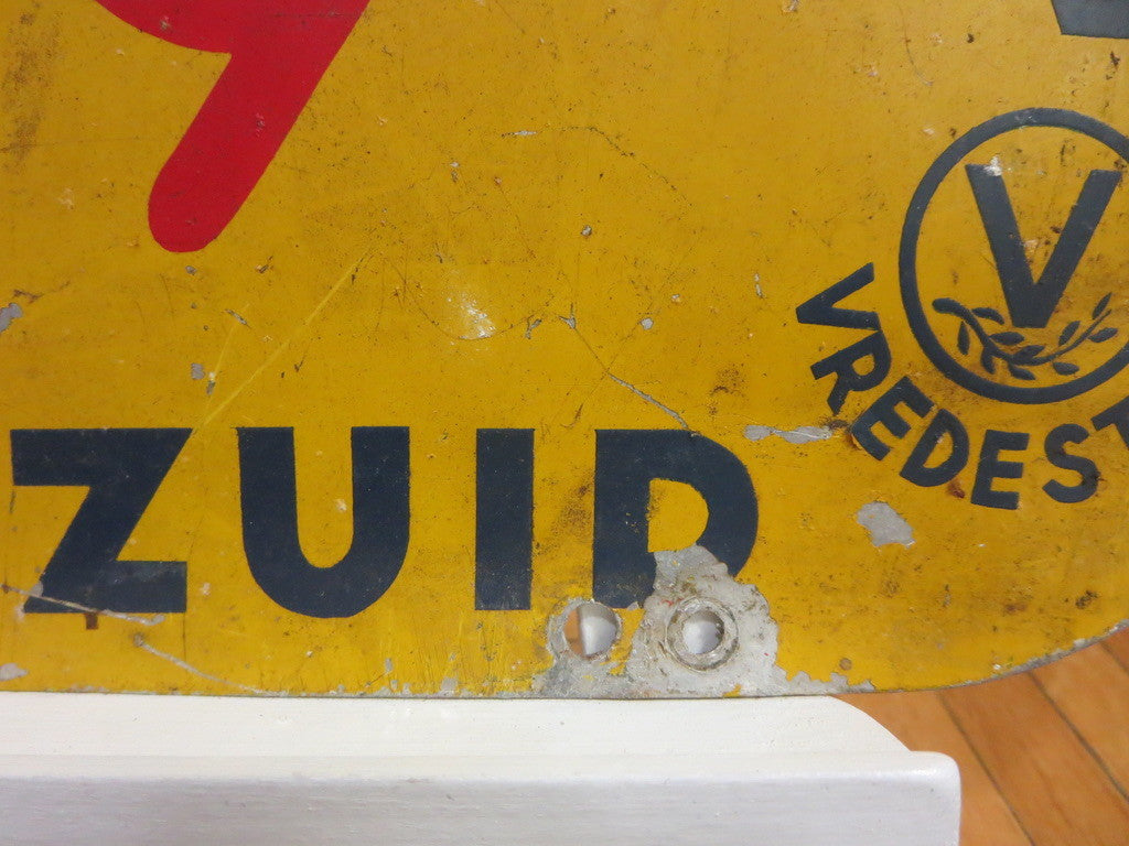 1957 RAC Zuid Brabant Grensrit Rally Rallye Participant Plate Plaque Sign #29