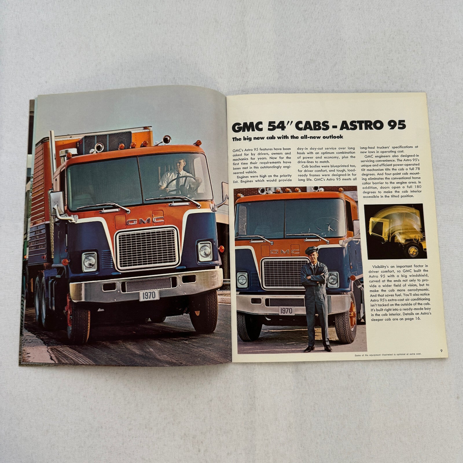 1970 GMC Heavy Duty and Medium Duty Truck Sales Brochure Catalog Astro Vintage