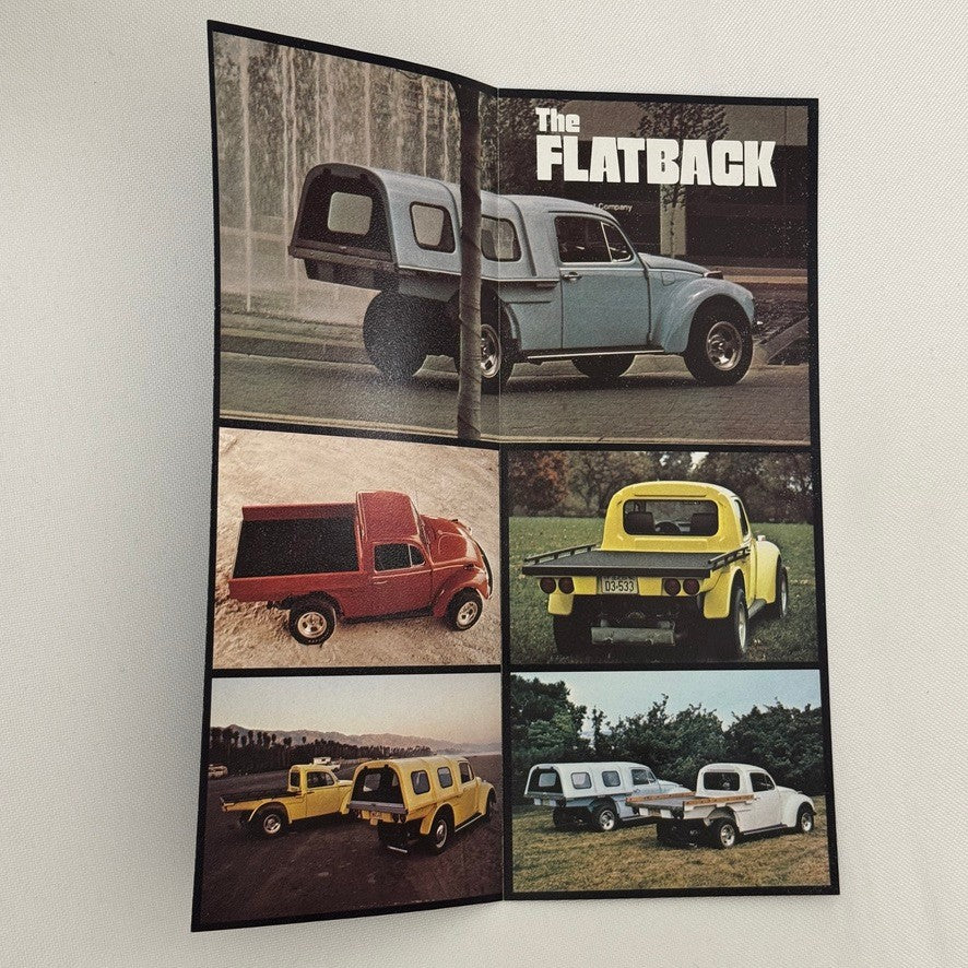 Vintage Kit Car Brochure Domus Flatback Volkswagen Beetle Pickup Conversion VW