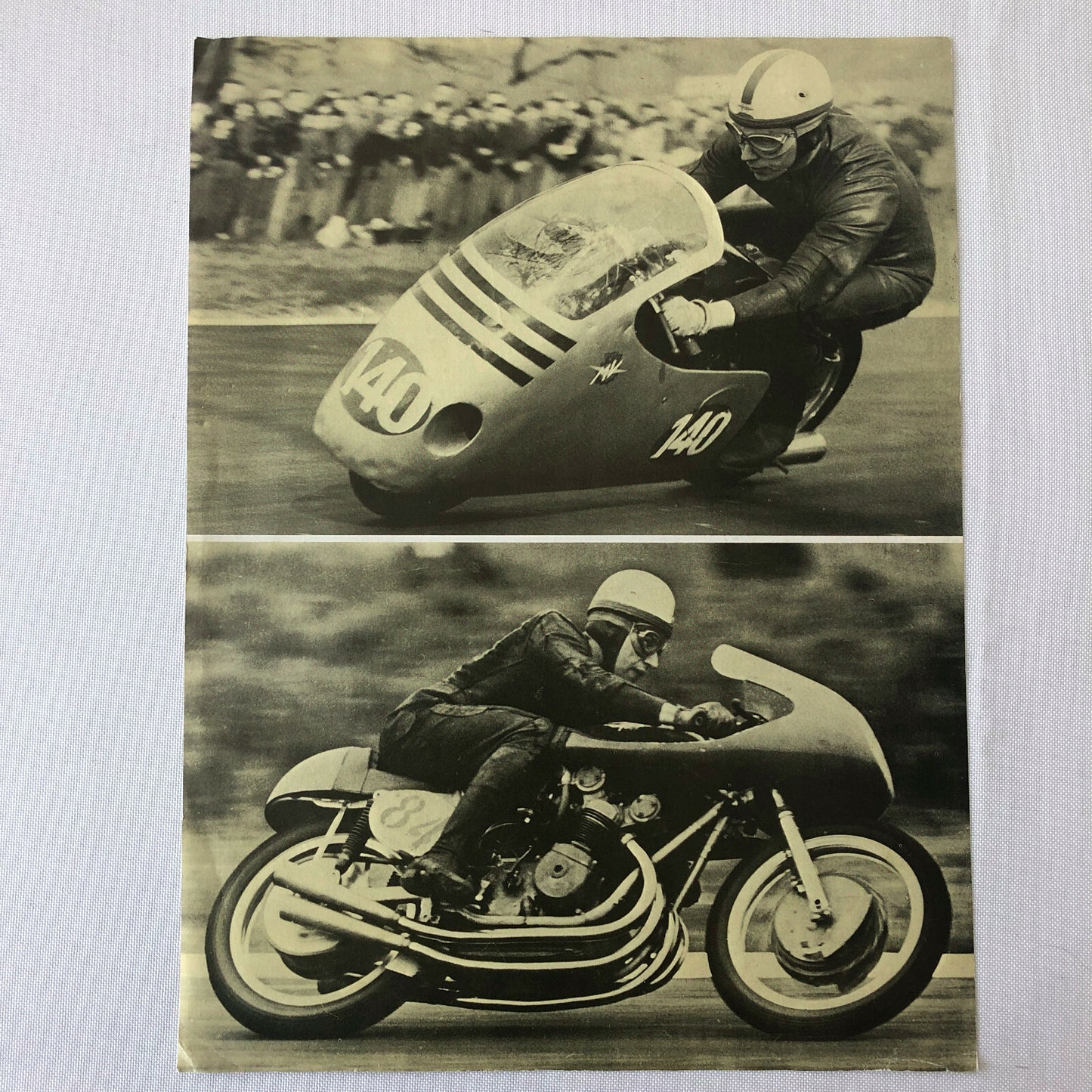 John Surtees Racing Magazine Clipping Photo Lot of 4 - Ferrari Motorcycle + 