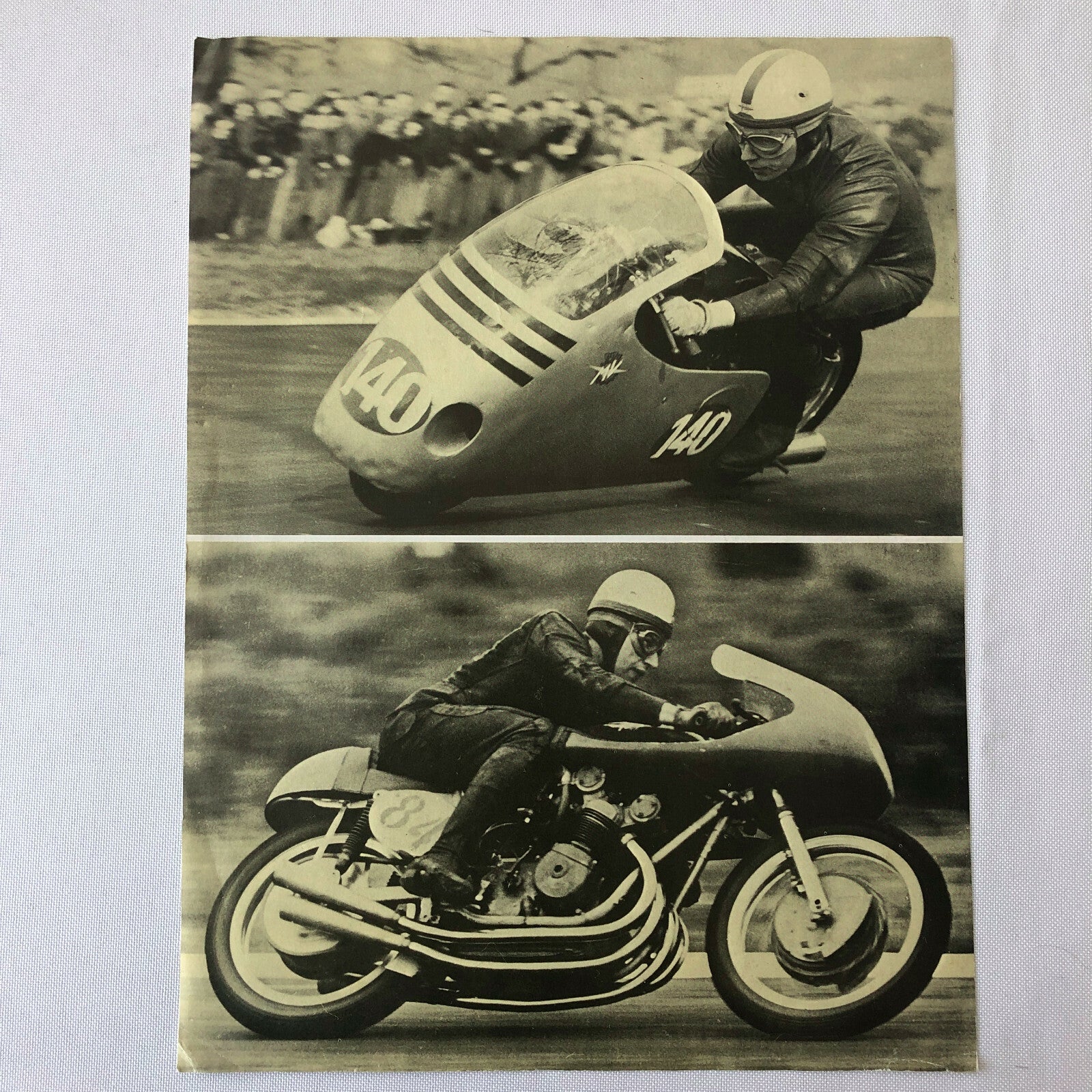 John Surtees Racing Magazine Clipping Photo Lot of 4 - Ferrari Motorcycle + 