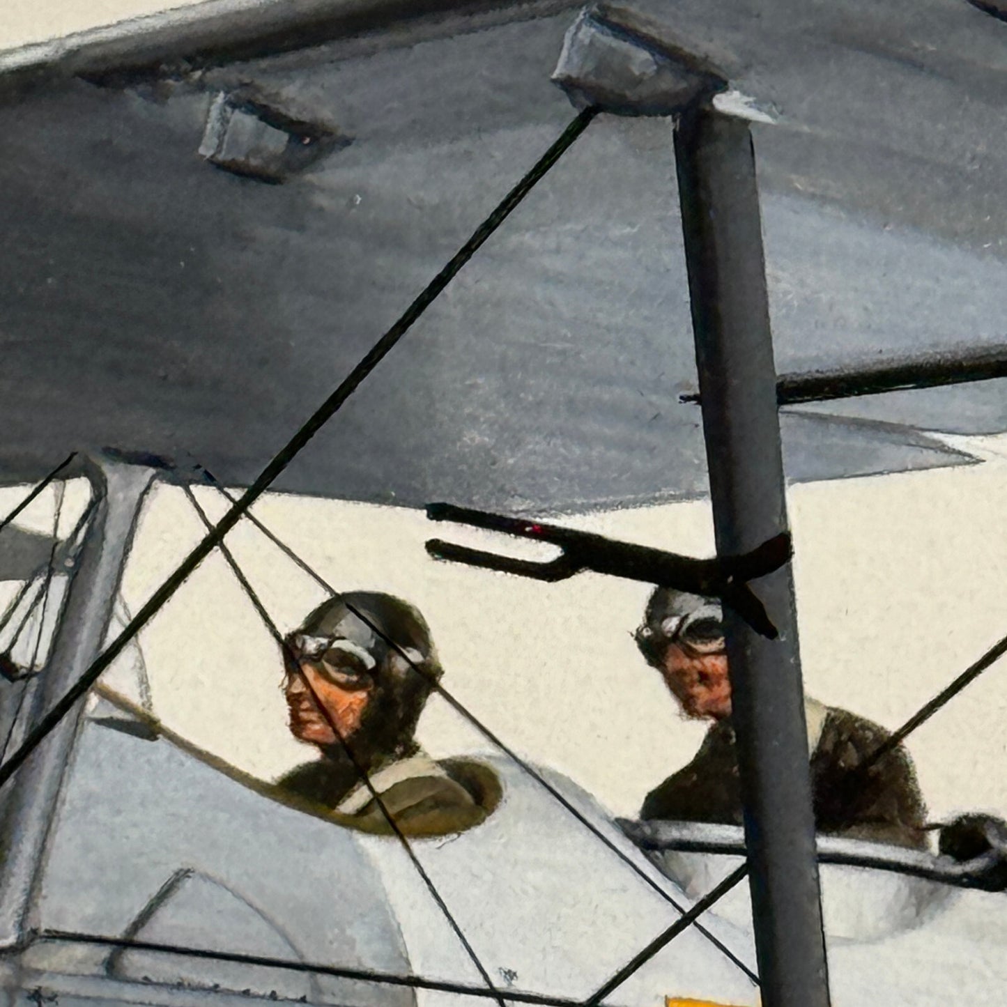 Vintage Airplane Aircraft Plane Aviator Illustration Art Drawing Hand Drawn