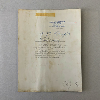 Juan Manuel Fangio Racing Driver as a Child Press Photo Photograph 