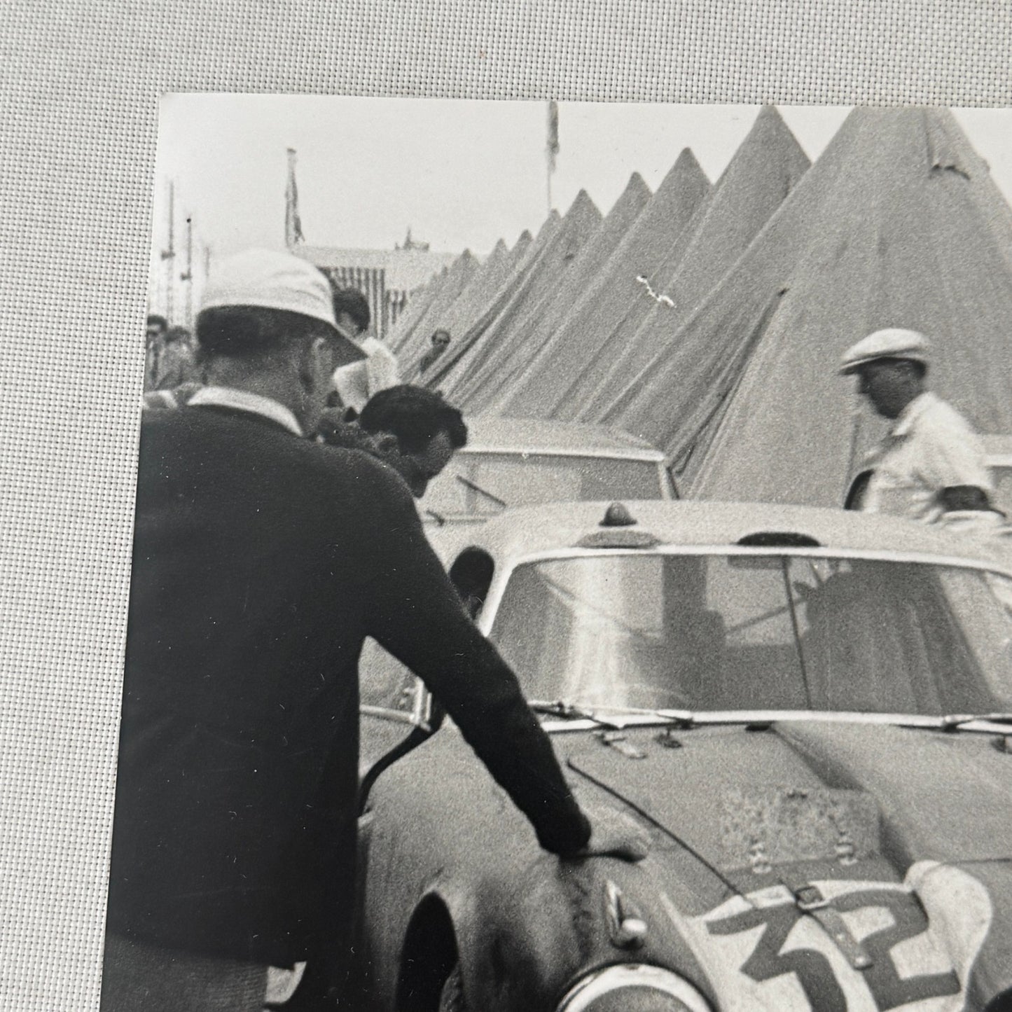 1953 LeMans Racing Photo Photograph Lancia D20C Cars Louis Chiron MODERN Print