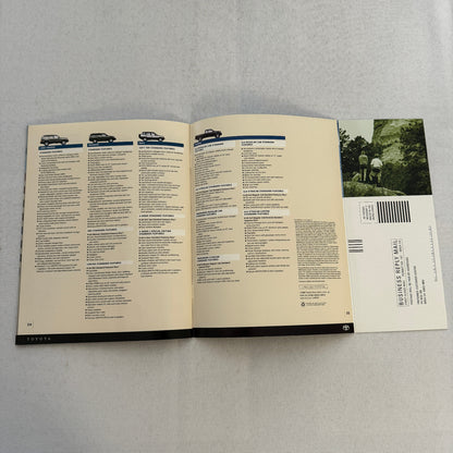 1999 Toyota Sales Brochure Catalog Solara Celica Corolla Tacoma Rav4 LandCruiser