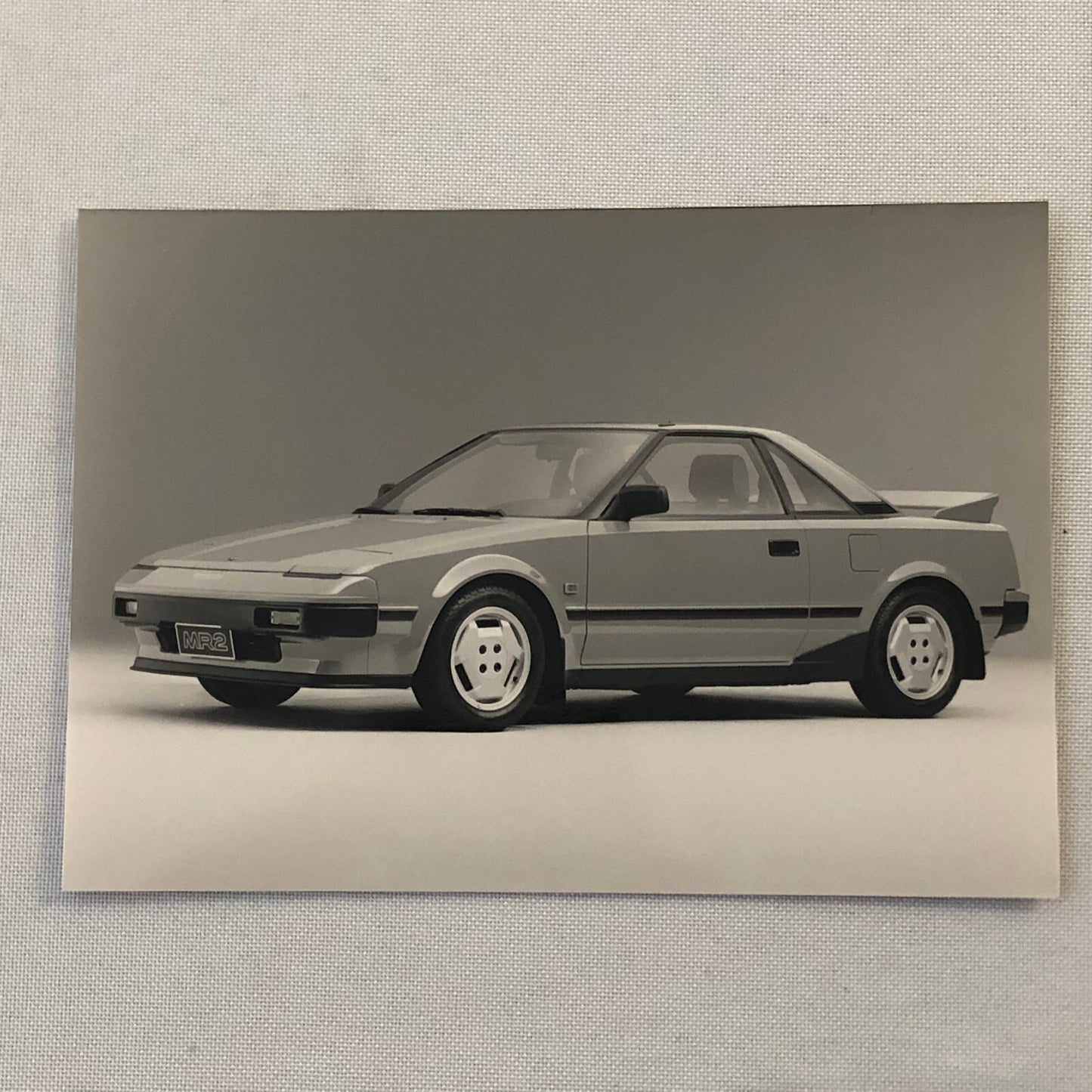 Vintage Toyota MR2 Car Factory Press Photo Photograph German Text European