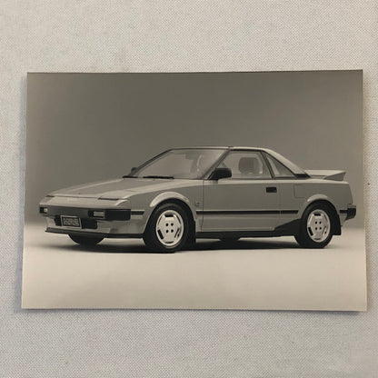Vintage Toyota MR2 Car Factory Press Photo Photograph German Text European