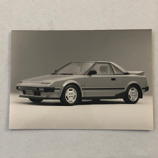Vintage Toyota MR2 Car Factory Press Photo Photograph German Text European