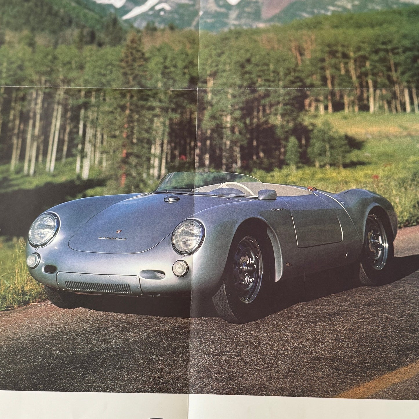 Porsche 550 Spyder 061 Renaissance Poster Brochure Everett Anton Singer