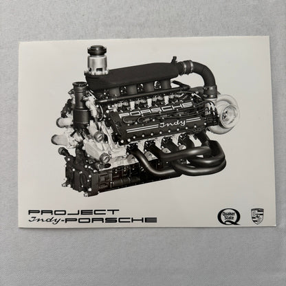 Porsche Quaker State Indy Car Racing Engine Factory Press Photo Photograph