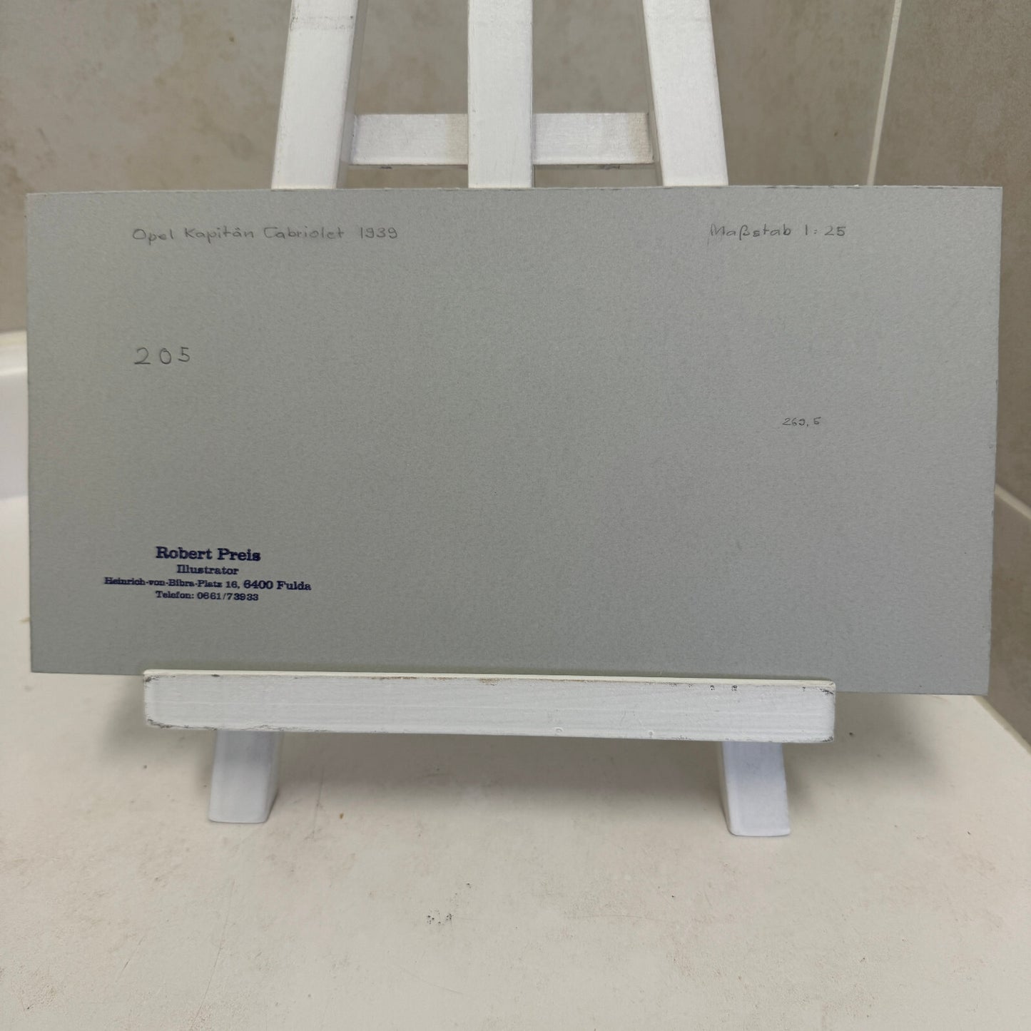 1939 Opel Kapitan Cabriolet Car Automobile Illustration Art Drawing Hand Drawn