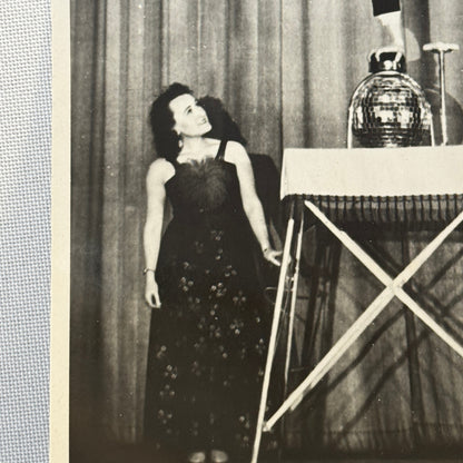 Vintage Circus Acrobat Balancing Act Photo Photograph Print