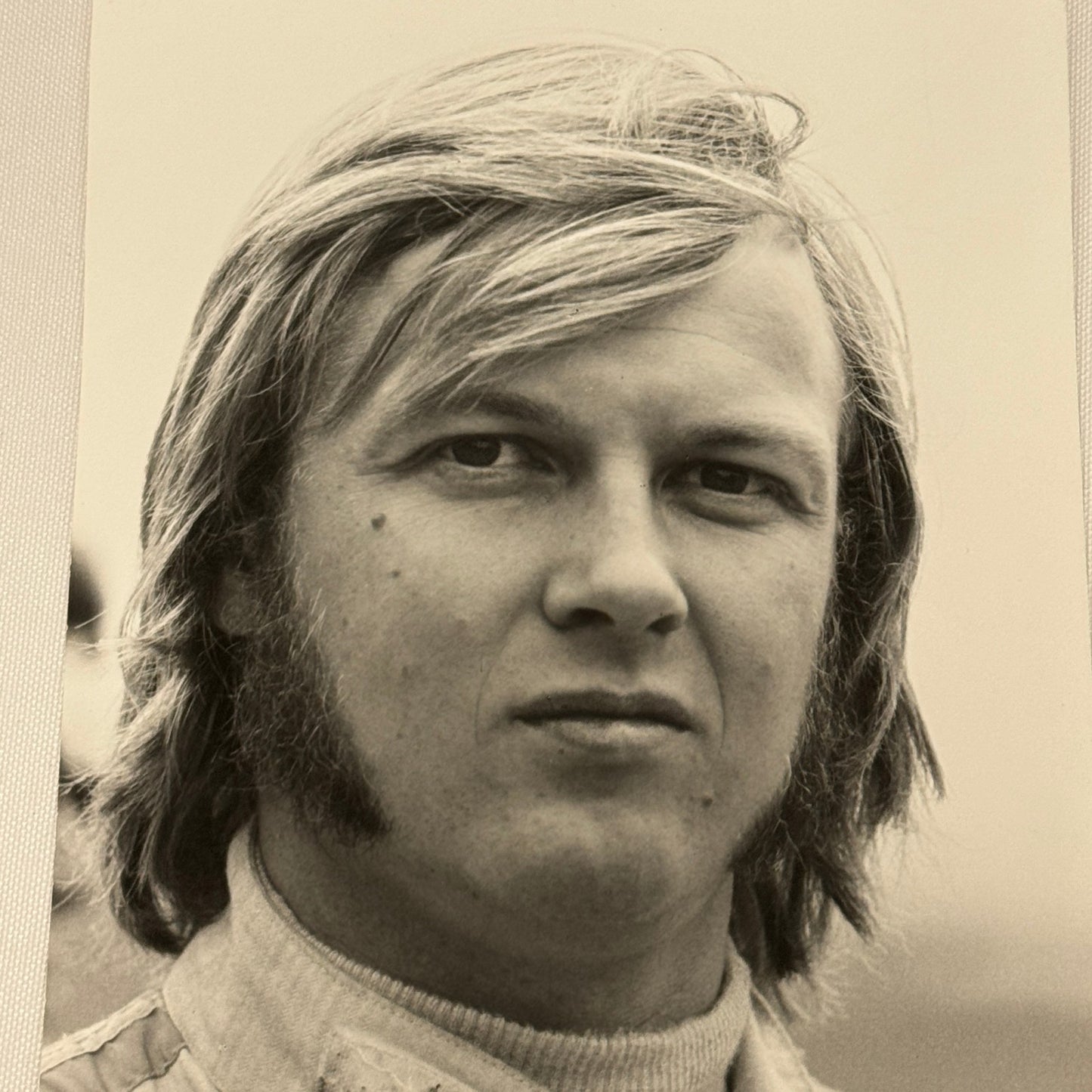 Vintage Racing Photo 1971 Hockenheim F2 Race Ronnie Peterson Driver Motorsport