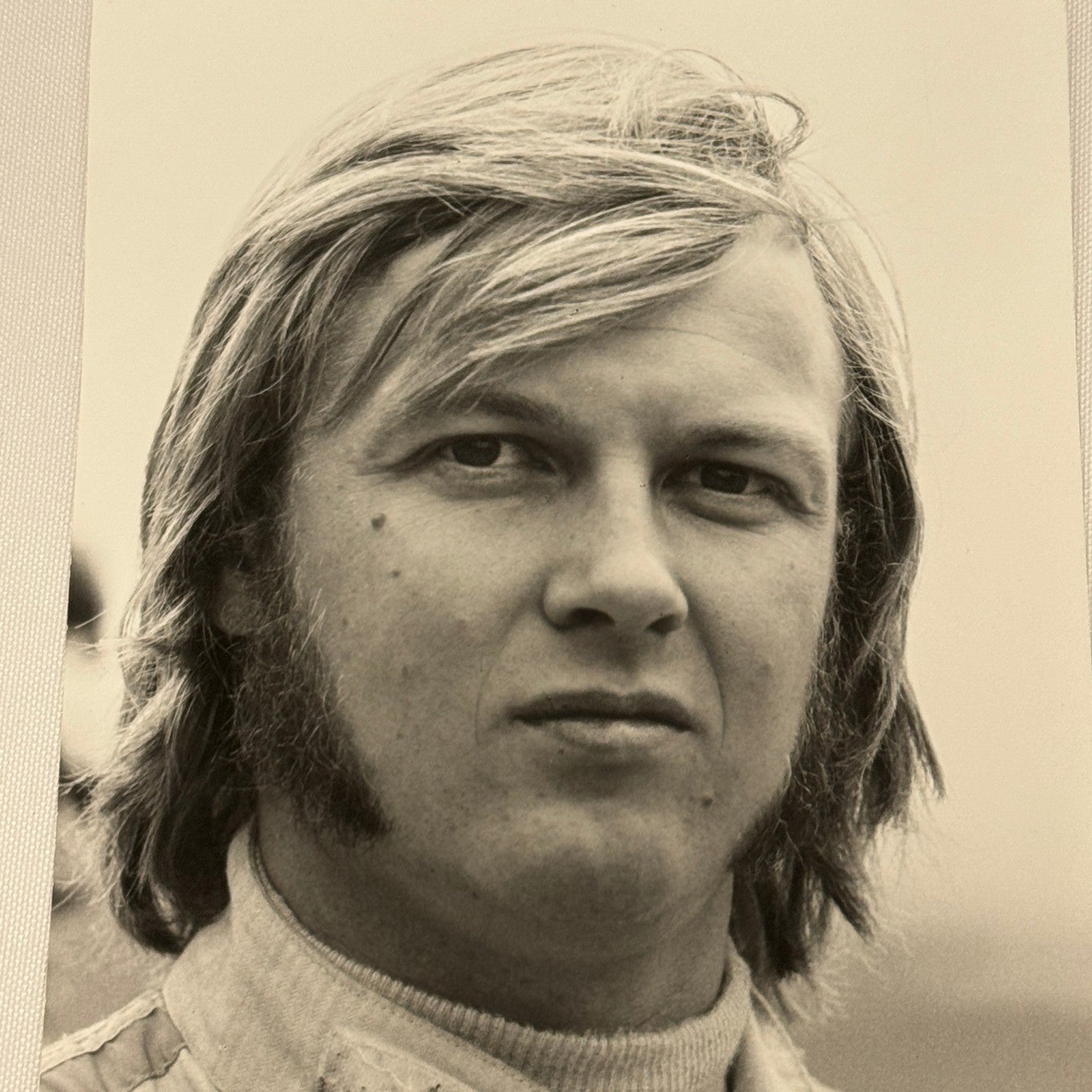 Vintage Racing Photo 1971 Hockenheim F2 Race Ronnie Peterson Driver Motorsport