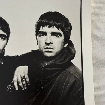 Oasis Publicity Press Photo Photograph Liam Gallagher Noel Gallagher 1997