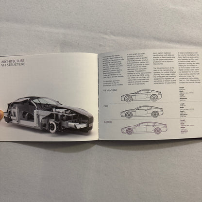Aston Martin Rapide Car Press Kit Brochure with Photo CD DB9 DBR9 V8 Vantage