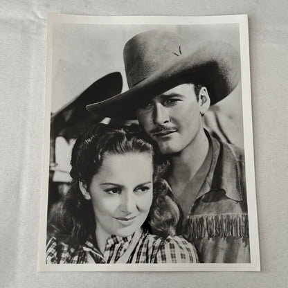 Vintage Movie Still Photo Photograph Errol Flynn Olivia de Havilland Dodge City