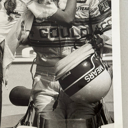 Racing Driver Photo Photograph Rick Mears Motorsport Vintage