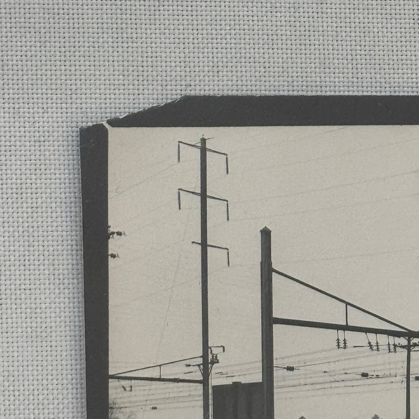 Vintage Pennsylvania Railroad Photo Contact Sheet Photograph Al Paul Lefton PRR