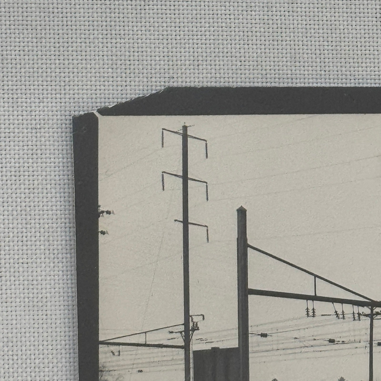 Vintage Pennsylvania Railroad Photo Contact Sheet Photograph Al Paul Lefton PRR