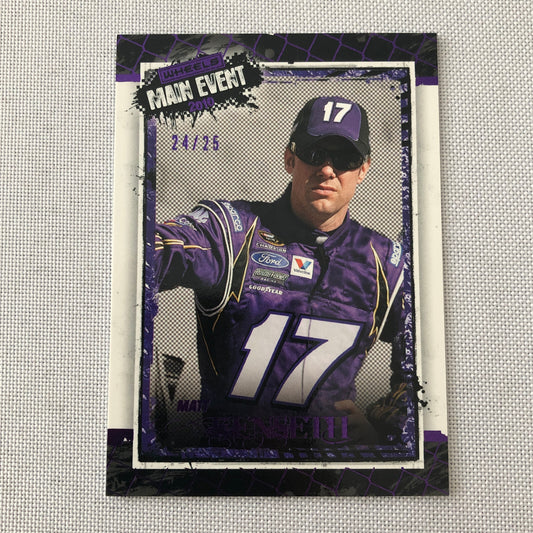 2010 Wheels Main Event Purple Parallel Nascar # 24/25 Matt Kenseth Racing