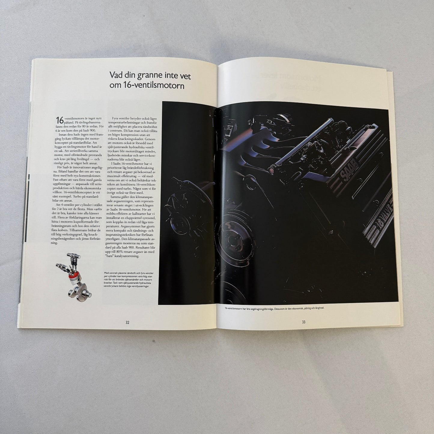 1990 Saab 900 Car Sales Brochure Catalog Saab 900 Cabriolet Turbo Aero SWEDISH