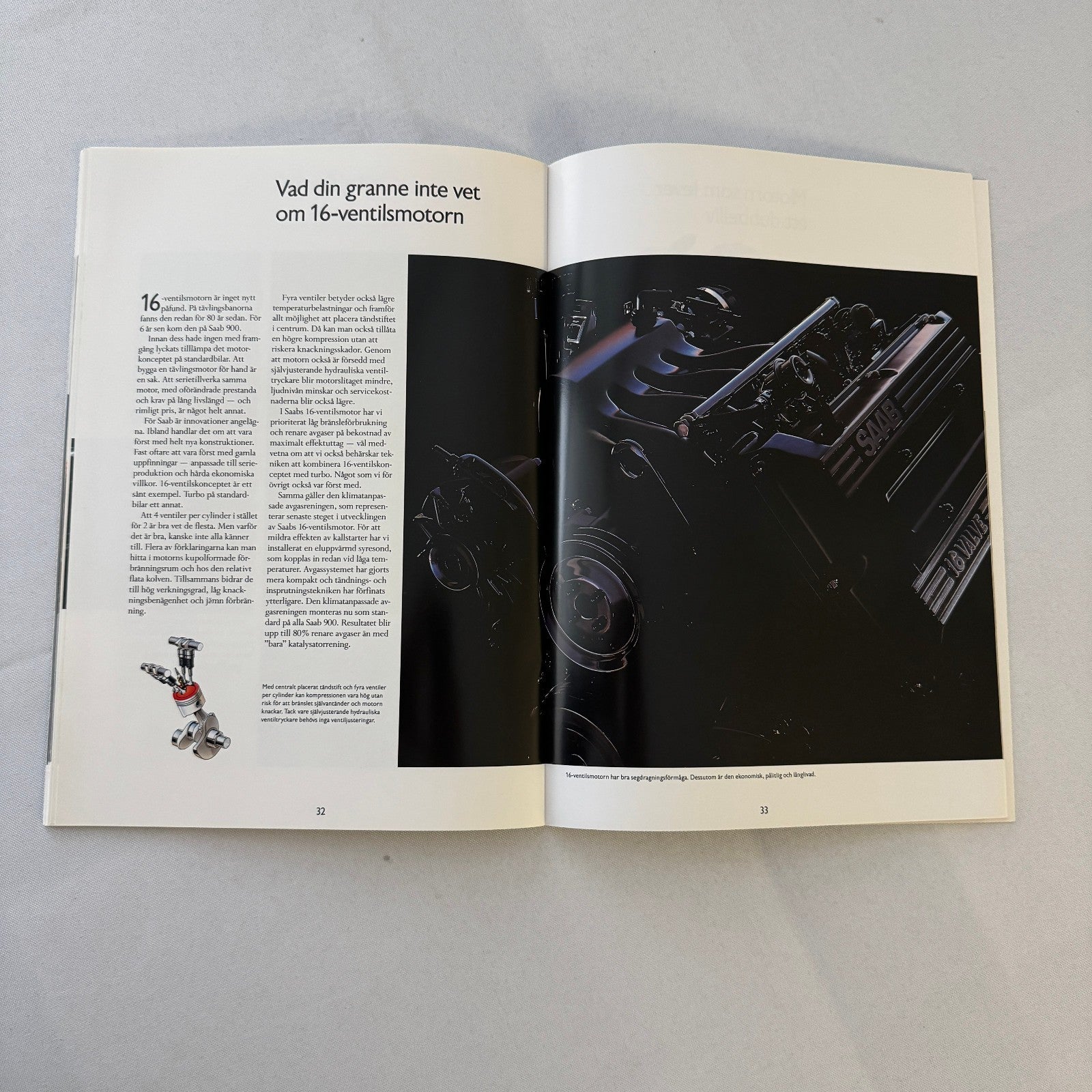 1990 Saab 900 Car Sales Brochure Catalog Saab 900 Cabriolet Turbo Aero SWEDISH