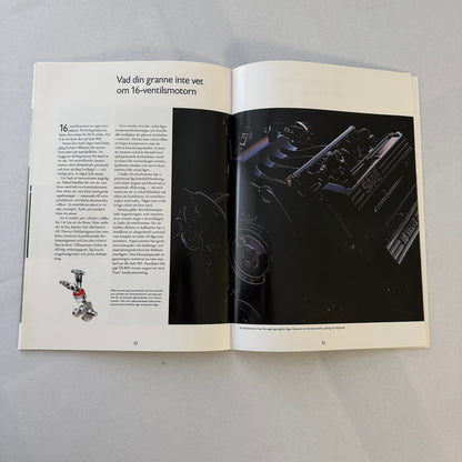 1990 Saab 900 Car Sales Brochure Catalog Saab 900 Cabriolet Turbo Aero SWEDISH
