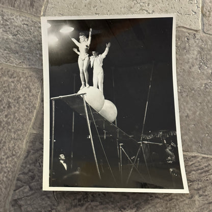 Vintage Circus Acrobat Performer Photo Photograph Print