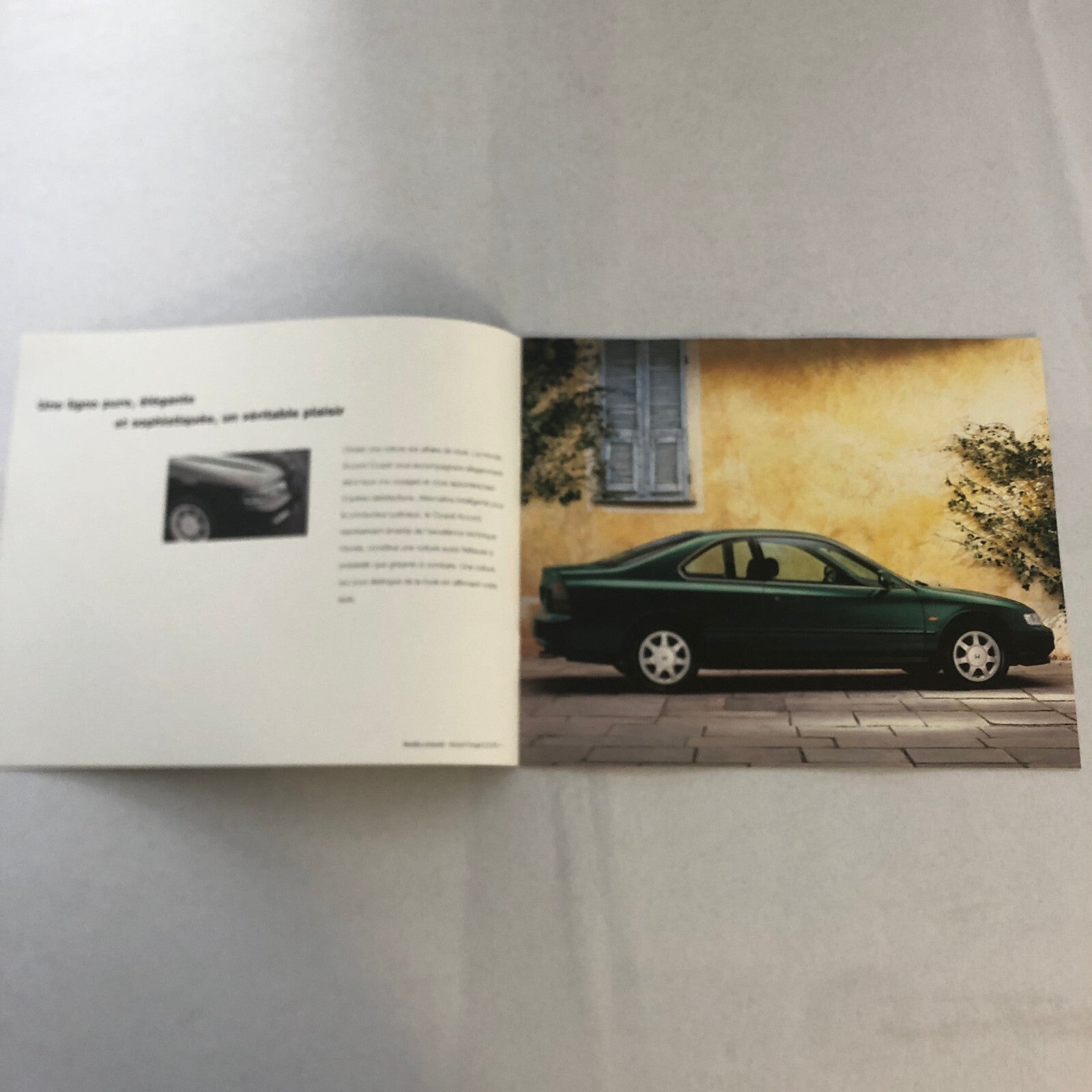 Honda Accord Coupe Aero Deck Wagon Brochure Catalog FRENCH European 1994 1995