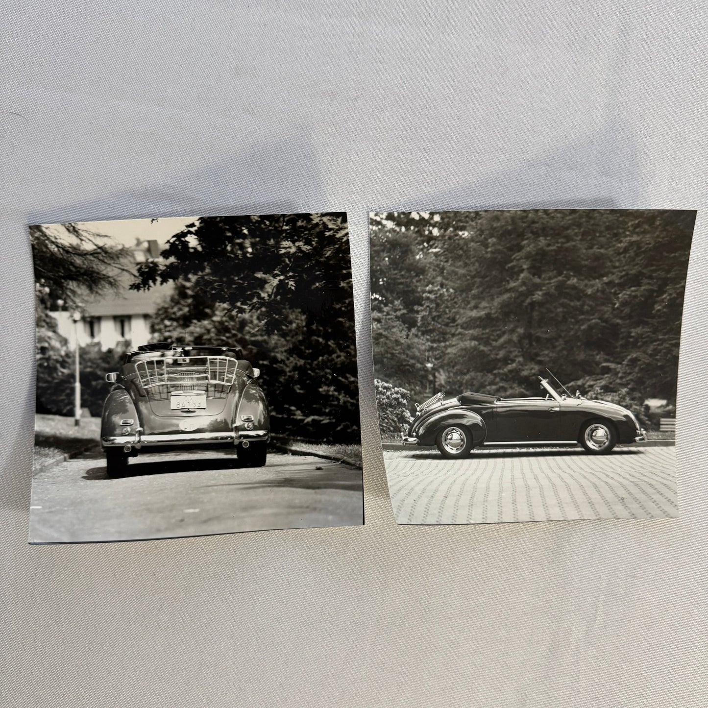 Vintage Porsche 356 Kit Car Replica Volkswagen VW Beetle Chassis Photo Lot 2x