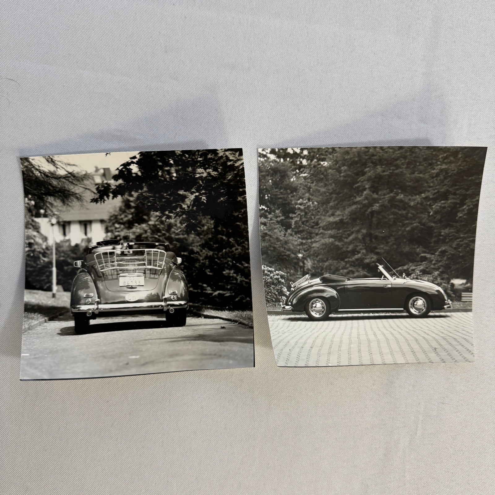 Vintage Porsche 356 Kit Car Replica Volkswagen VW Beetle Chassis Photo Lot 2x