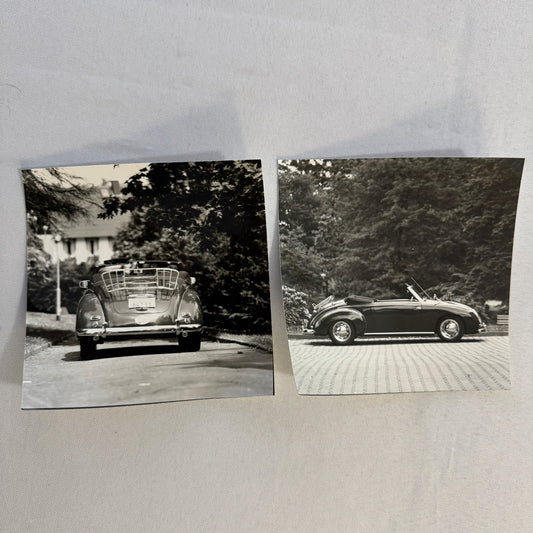 Vintage Porsche 356 Kit Car Replica Volkswagen VW Beetle Chassis Photo Lot 2x
