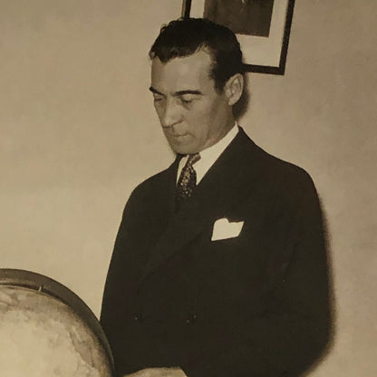 Press Photo Photograph Aviator James L Mattern Record Holder Underwood Photo