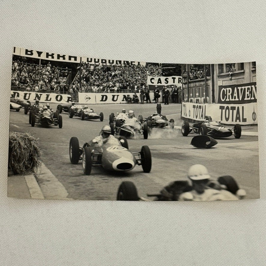 Vintage Racing Photo Crash Wreck Accident Motorsport Magazine UK Photograph