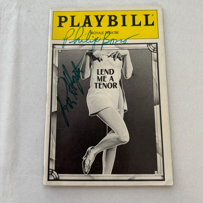 Lend Me A Tenor Cast Signed Program Playbill 1990 6x Signatures
