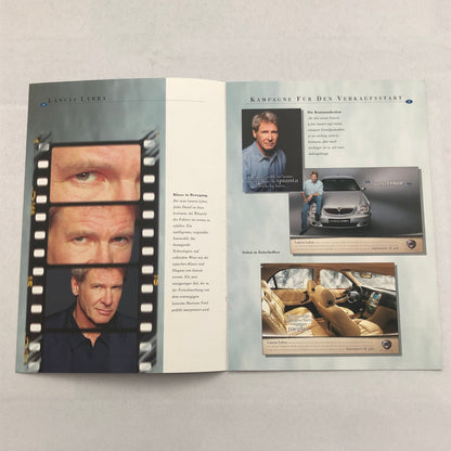 Lancia Lybra Car Sales Brochure Catalog GERMAN Text European Harrison Ford