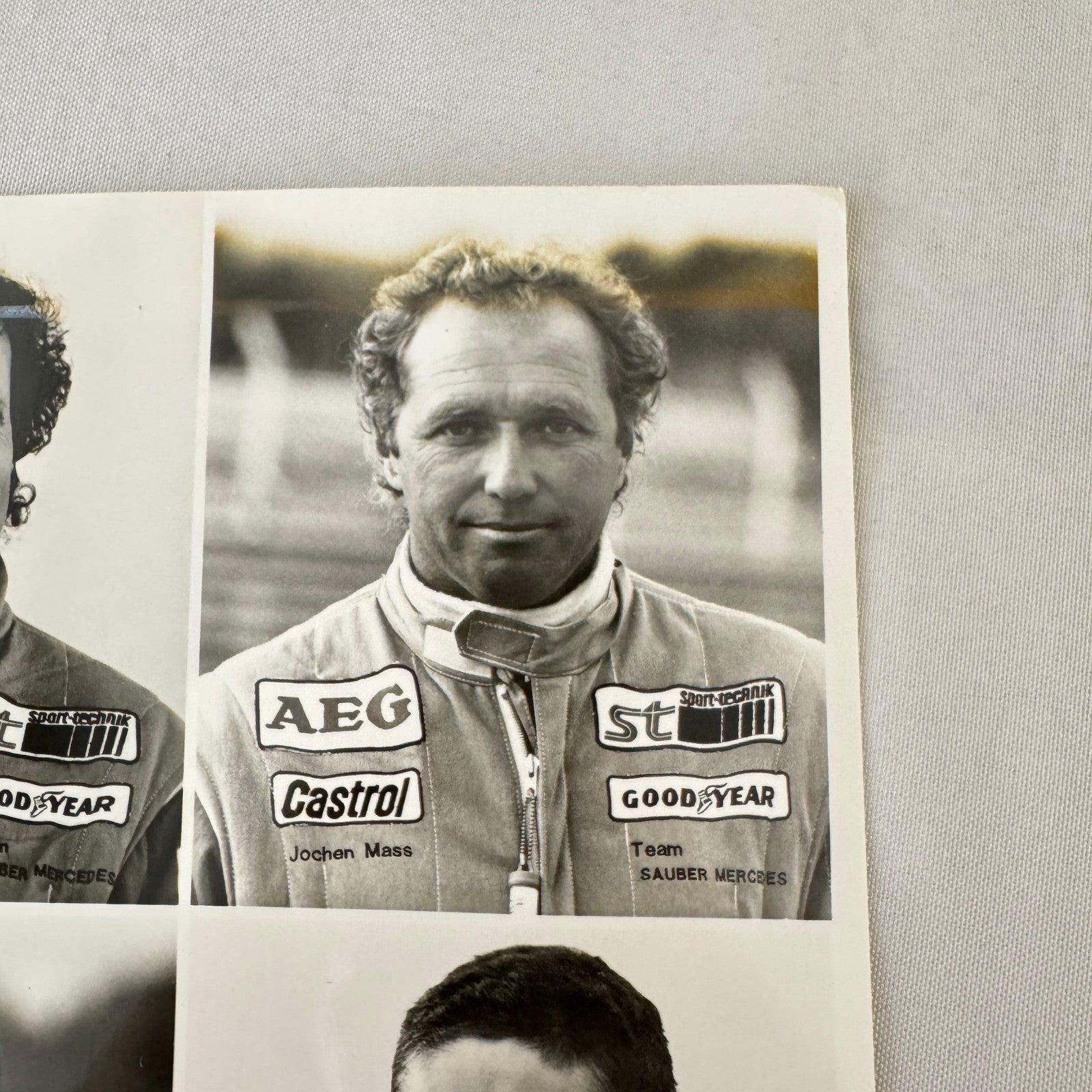 Sauber Mercedes Racing Driver Photo Michael Schumacher Jochen Mass Frentzen