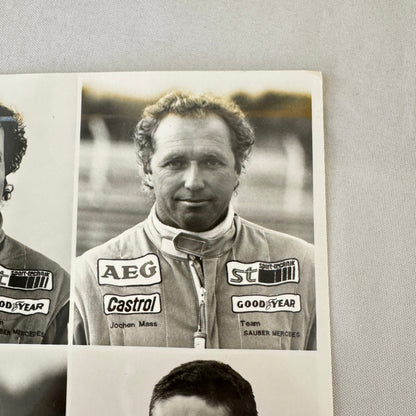 Sauber Mercedes Racing Driver Photo Michael Schumacher Jochen Mass Frentzen