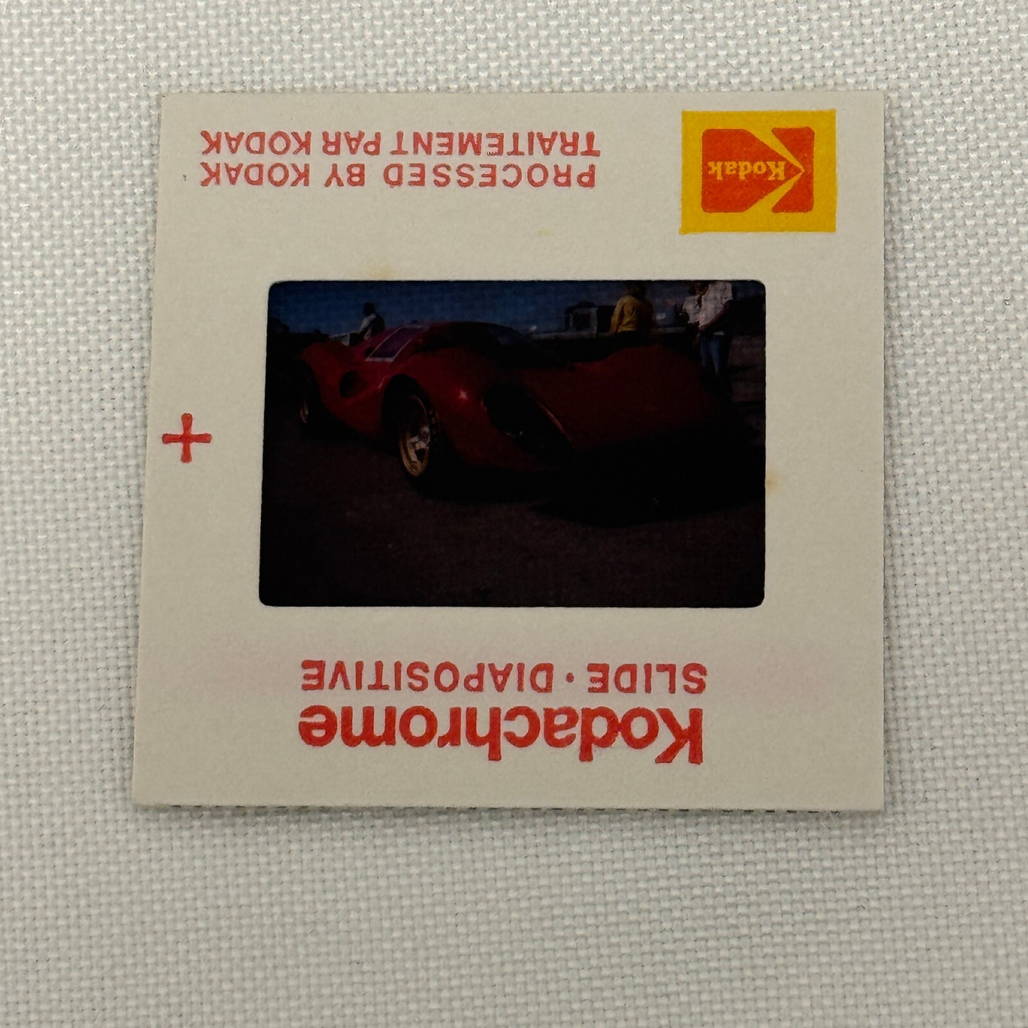 35MM Vintage Photo Slide Ferrari P4 Racing Car 1977