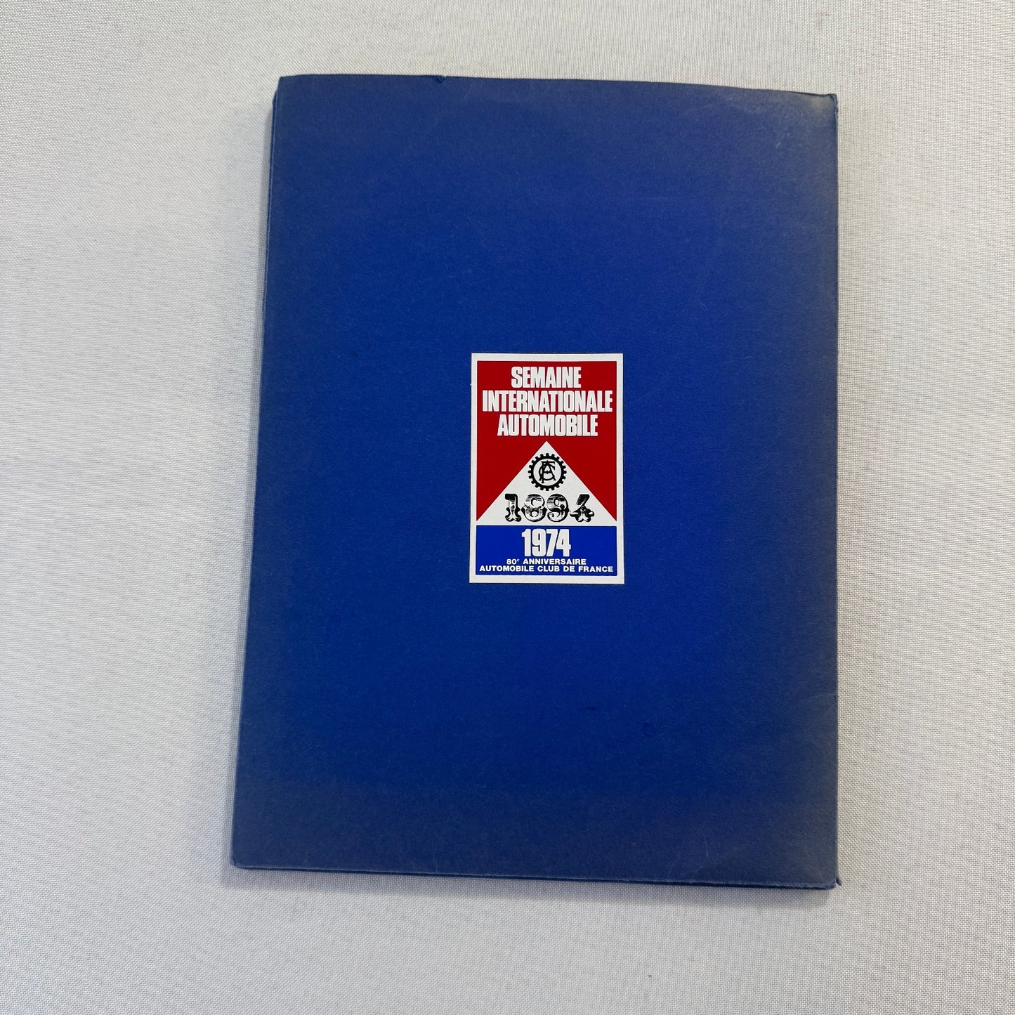 1974 Automobile Club de France 80th Anniversary Press KIt Brochure Bugatti +