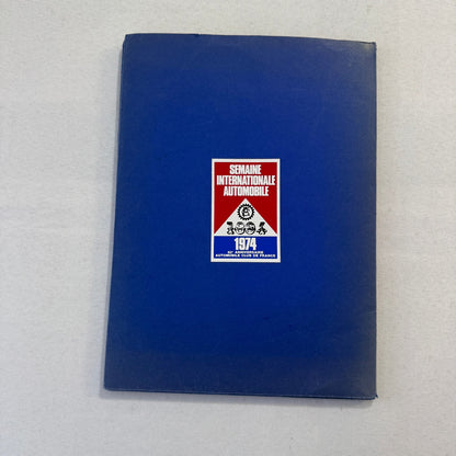1974 Automobile Club de France 80th Anniversary Press KIt Brochure Bugatti +