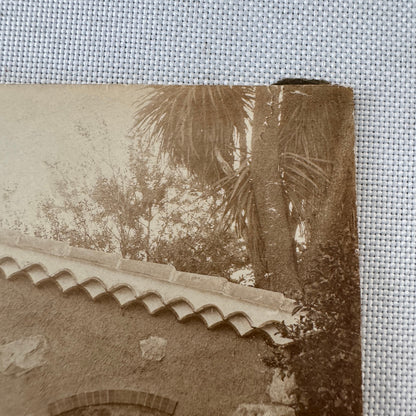Vintage Photograph Men with Early Automobile Building AMAZING Image
