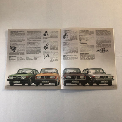 Vintage Saab 99 Car Automobile Sales Brochure Catalog 99 LE EMS