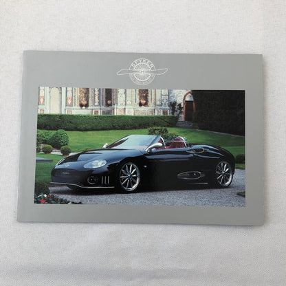 Spyker Car Sales Brochure Catalog C8 Double12 R S C8 Laviolette
