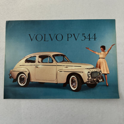 Volvo PV 544 Car Sales Brochure Catalog Vintage Advertising Volvo PV544