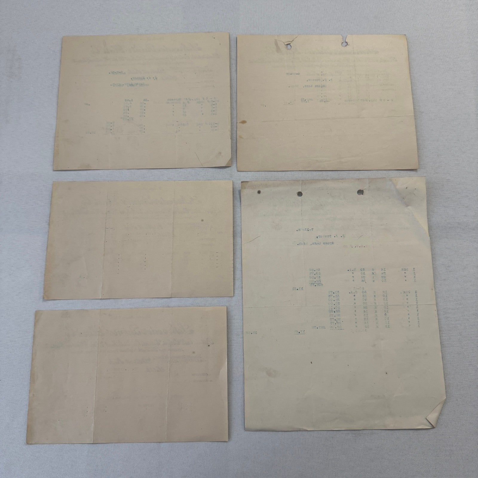 Schroeder Paint & Glass Company Detroit Michigan 1908 Receipt Document Lot 5x