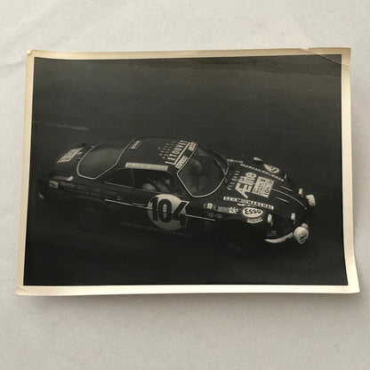 Vintage Renault Alpine Racing Car Photo Photograph Print 1969 Tour de France ? 