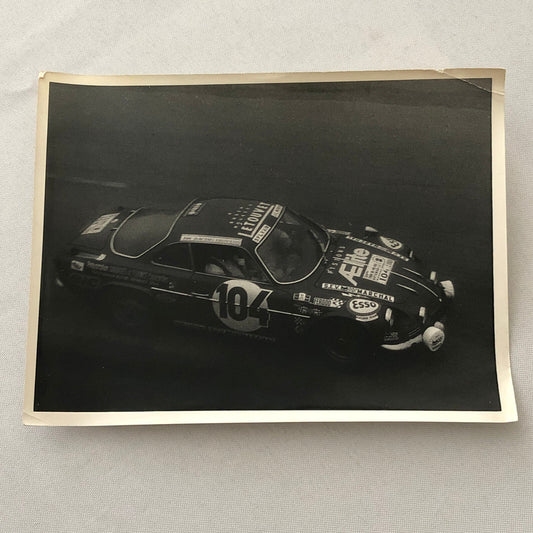Vintage Renault Alpine Racing Car Photo Photograph Print 1969 Tour de France ? 